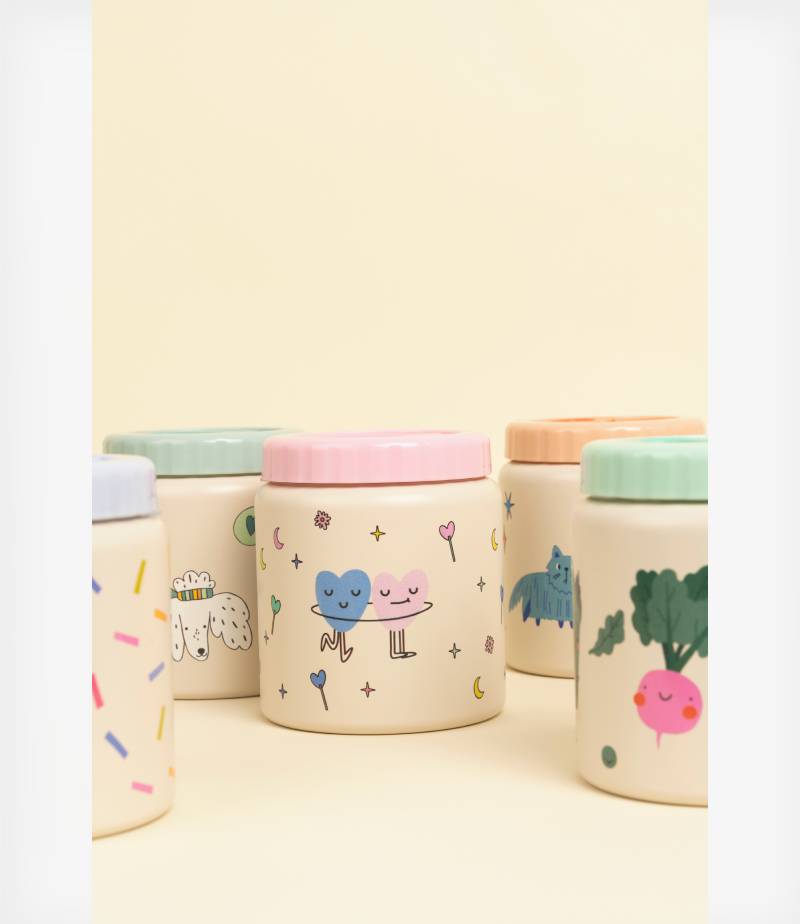 The Cotton Cloud Ανοξείδωτο θερμός φαγητού 500ml Confetti - Image 3