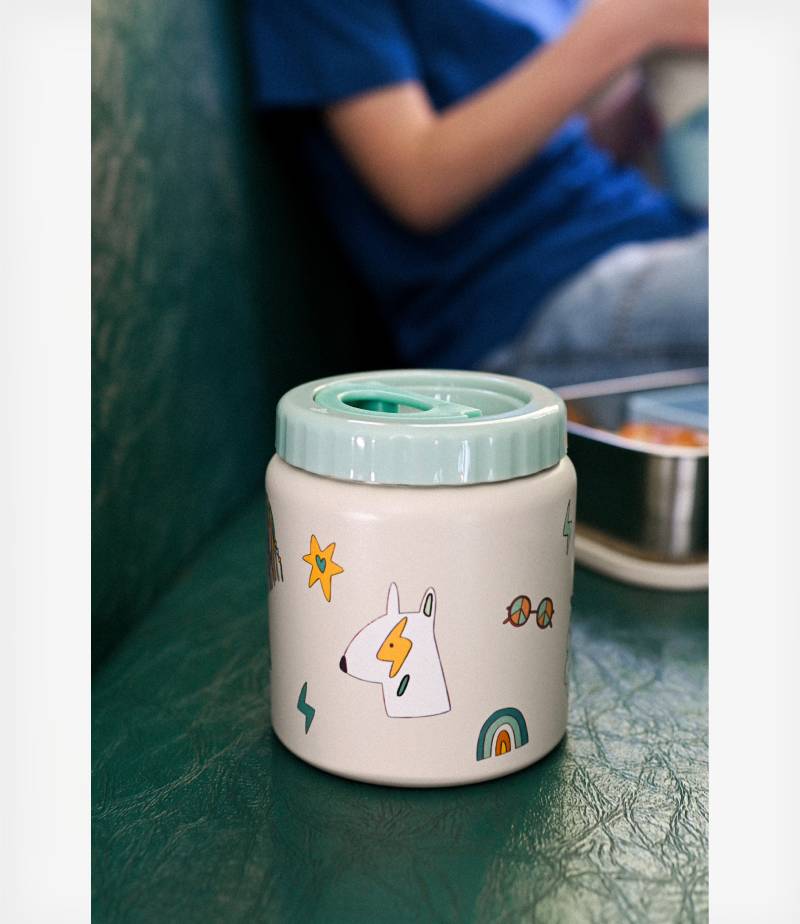 The Cotton Cloud Ανοξείδωτο θερμός φαγητού 500ml Funky Dogs - Image 5