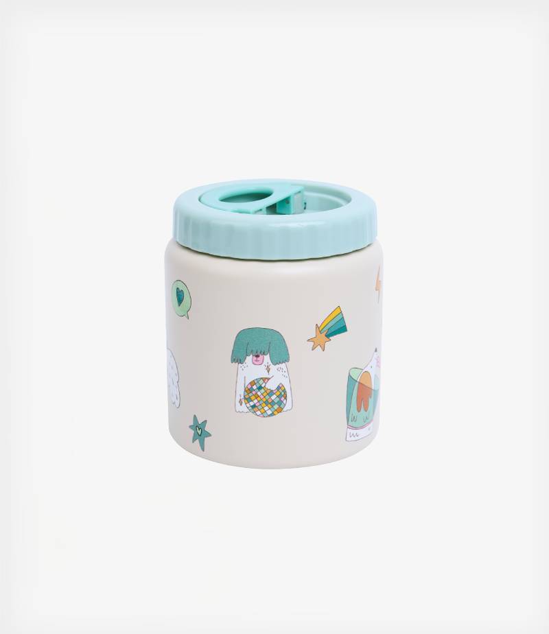 The Cotton Cloud Ανοξείδωτο θερμός φαγητού 500ml Funky Dogs