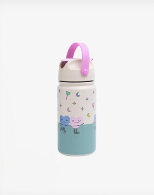 The Cotton Cloud Παιδικό Παγούρι Θερμός Ανοξείδωτο 420 ml Dancing Hearts