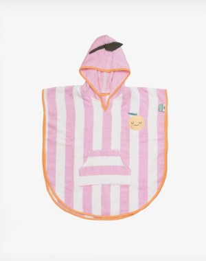 The Cotton Cloud Παιδικό πόντσο Mandy Mandarine 60 x 55 εκ.