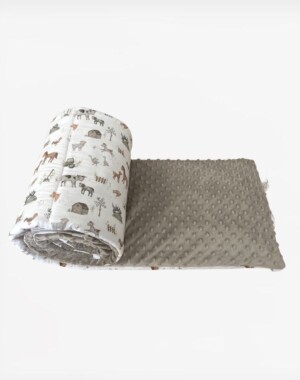 Tiny Toes Πάντα Κούνιας Διπλής Όψης Little Farm