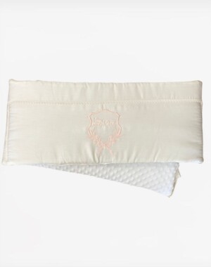 Tiny Toes Πάντα Κούνιας Βαμβακοσατέν με Κεντημένο Όνομα