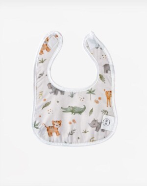 Tiny Toes Σαλιάρα Οβάλ Little Safari