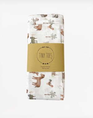 Tiny Toes Σετ σεντόνια Κούνιας 3τμχ Little Farm