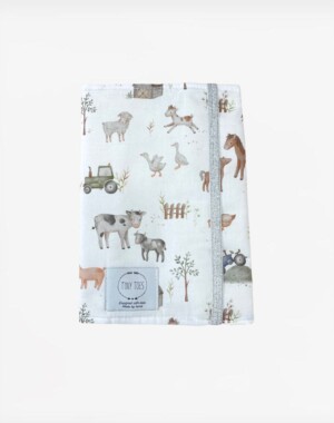 Tiny Toes Θήκη για βιβλιάριο υγείας Little Farm