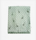 Κουβέρτα Βελουτέ Giraffe Mint 72×100cm