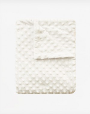 Tiny Toes Κουβέρτα Βελουτέ White