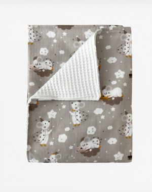 Κουβέρτα Πικέ Διπλής όψης Magic Mice 75x100cm