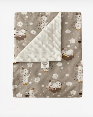 Κουβέρτα Βελουτέ Διπλής όψης Magic Mice 70×100cm