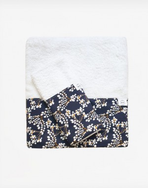 Σετ Πετσέτες Βαμβακερές Myrtille Night Blue