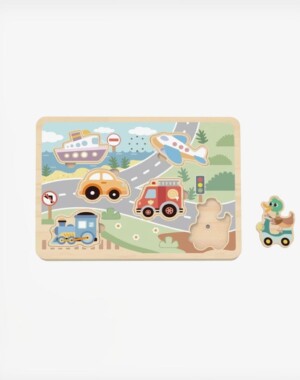 Tooky Toy Sound Puzzle Vehicle – Παζλ με ήχο Οχήματα