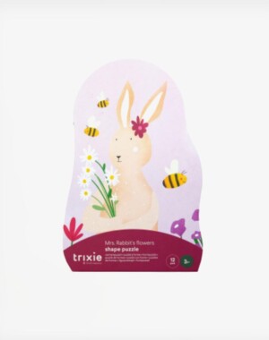Trixie Shape Puzzle 12 κομματιών - Mrs. Rabbit's Flowers
