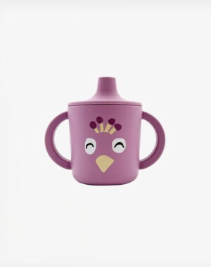 Trixie Sippy Cup από Σιλικόνη με Χερούλια Mrs. Peacock