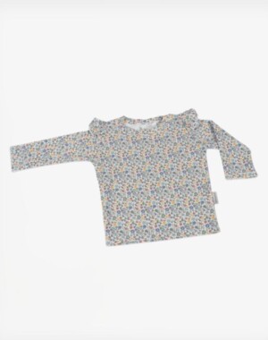 Walking Mum Μπλούζα με Αντιηλιακή προστασία SPF50+ Flowers 9-12 μηνών