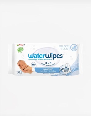 WaterWipes Μαντηλάκια Sensitive+ Βιοδιασπώμενα άοσμα με 99,9% Νερό 60τμχ
