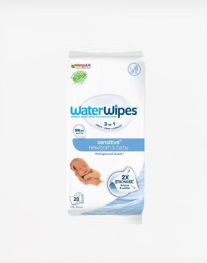 WaterWipes Bio Sensitive+ Newborn & Baby 28 Απαλά Μαντηλάκια