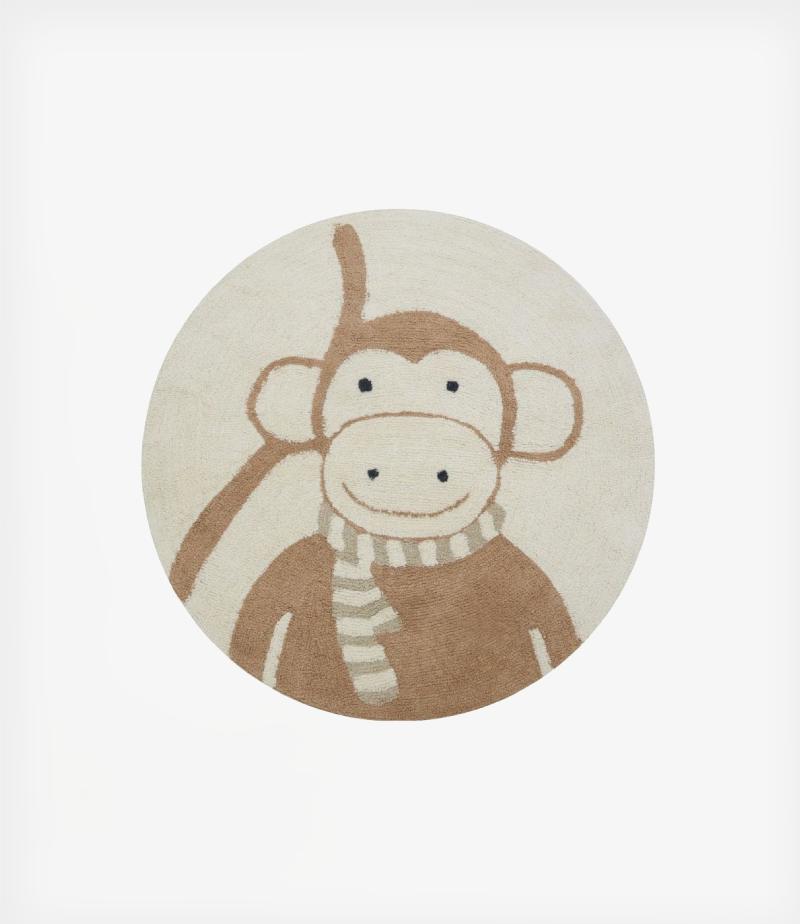 Χαλί Tapis Petit Monkey Ø120cm