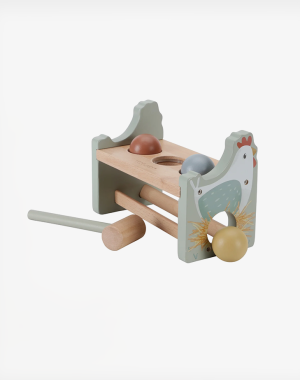 Little Dutch Ξύλινο Παιχνίδι αντιστοίχησης με μπάλες και σφυρί Little Farm FSC